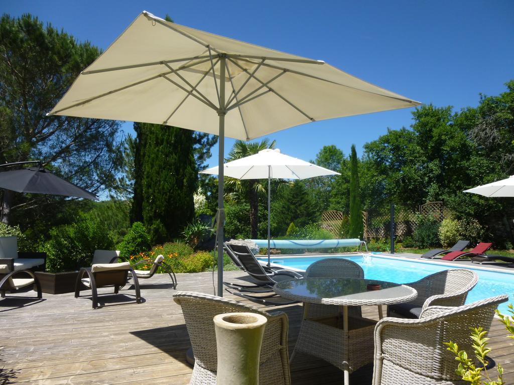 Au Mas De Gamet Bed and Breakfast Théminettes Buitenkant foto